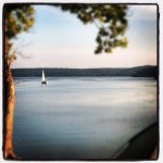 I was sitting out by Lake Tenkiller on Sunday morning before the 4th.