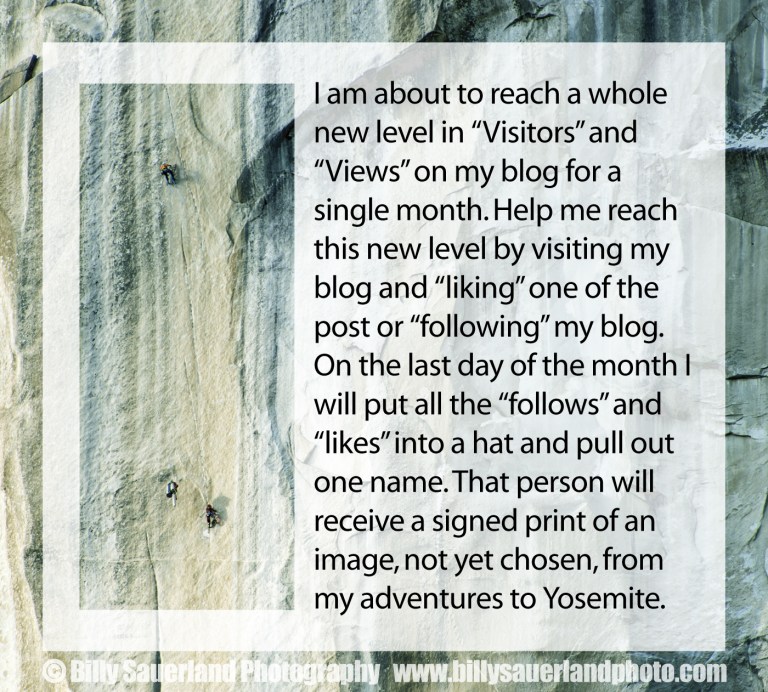 Climbers on the western face of El Captain. Working together as a team they are able to reach a goal few are able to even dream of.